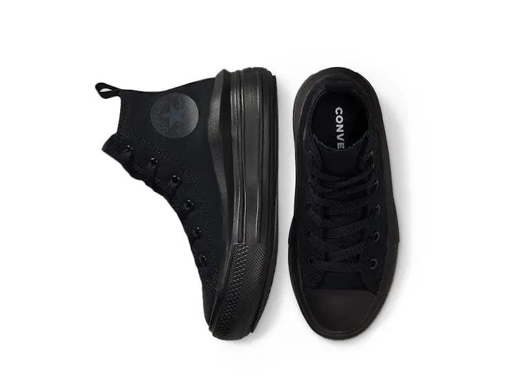 Zapatilla Converse Chuck Taylor Move Plataforma Niños Mono Negro