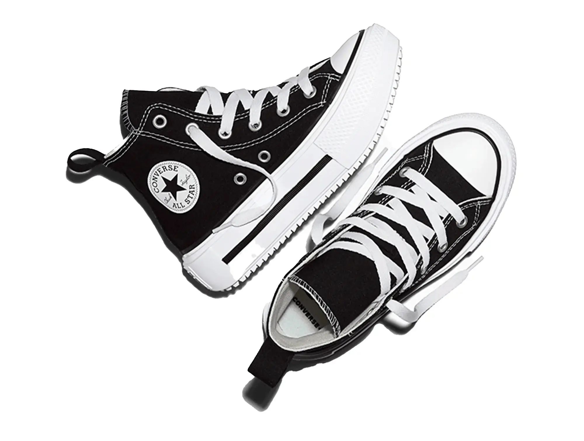 Zapatilla Converse Double Stack Niños Negro