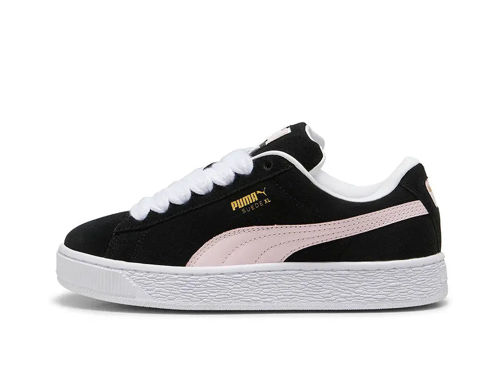 Zapatilla Puma Suede XL Mujer Negro-Rosado
