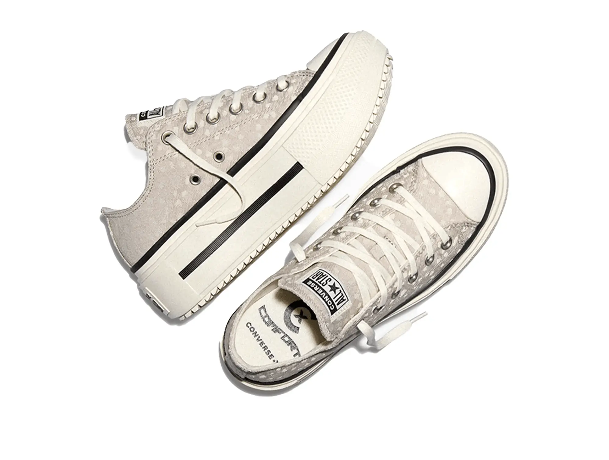 Zapatilla Converse Double Stack Mujer Beige