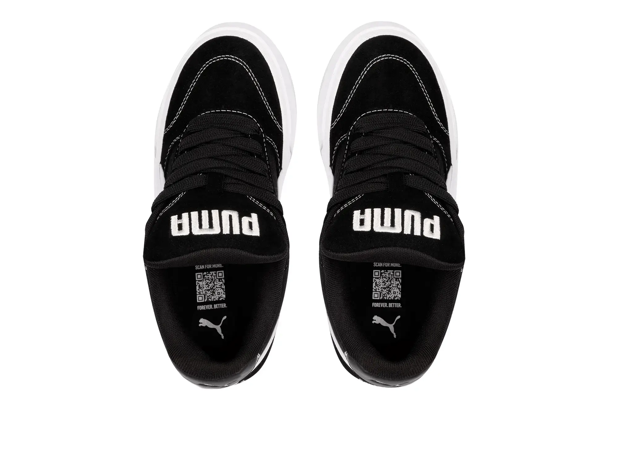 Zapatilla Puma Cc Park Vulc Cadete Negro