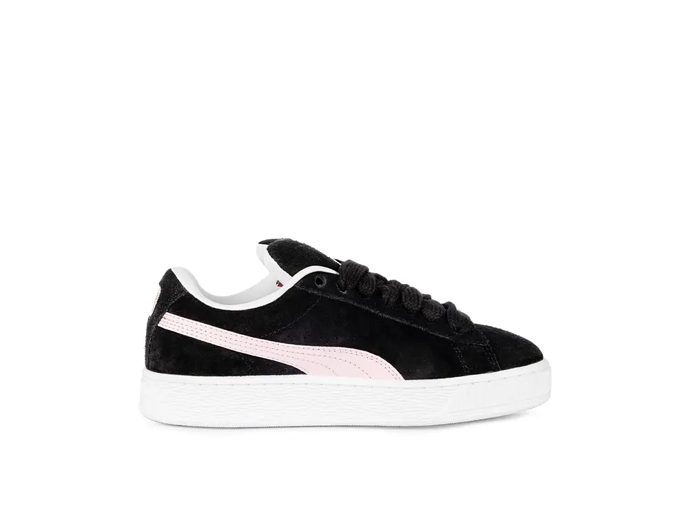 Zapatilla Puma Suede Xl Cadete Negro-Rosado