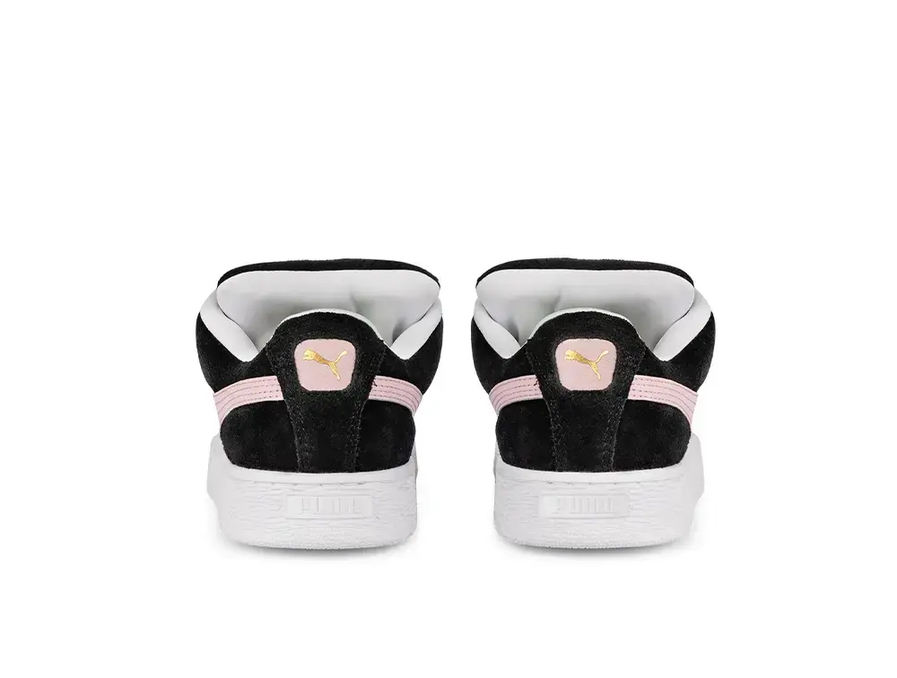 Zapatilla Puma Suede Xl Cadete Negro-Rosado