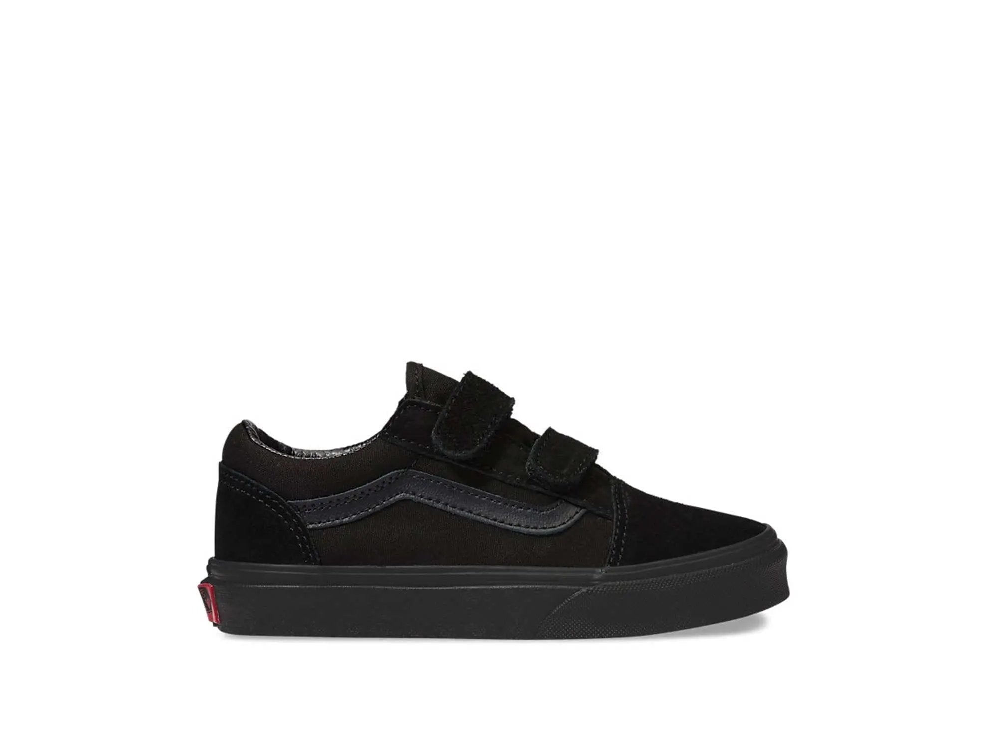 Zapatilla Vans Old Skool Velcro Niños Mono Negro