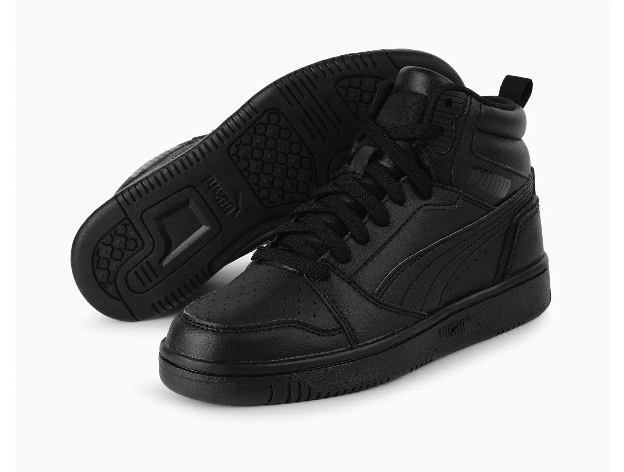 Zapatillas Puma Rebound V6 Niños Mono Negro